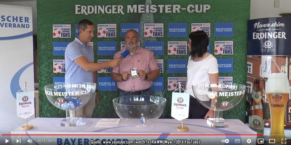 ERDINGER Meister-Cup: Gruppen des Vorrunden-Turniers ausgelost