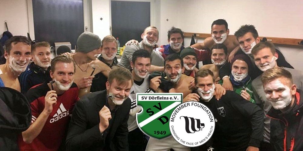 „Grow a mo, save a bro!“ – SV Dörfleins unterstüzt Movember Foundation Germany