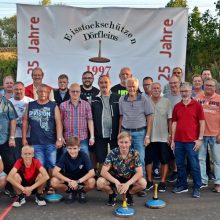 Eisstockschützen feierten Jubiläum mit Sommerfest