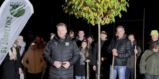 SVD absolviert Baumpflanzchallenge