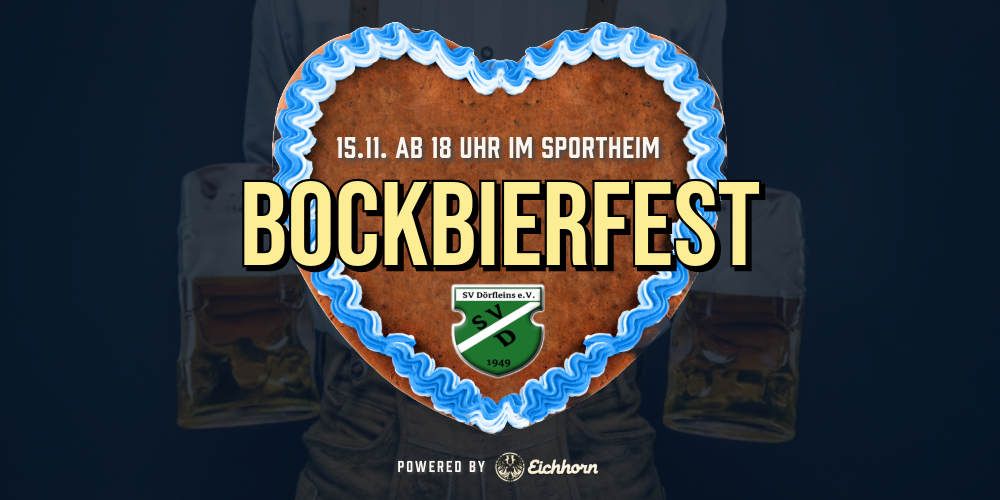 SVD-Bockbierfest am 15. November