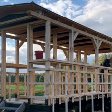 Letzter Bauabschnitt am Faschingswagen eingeläutet