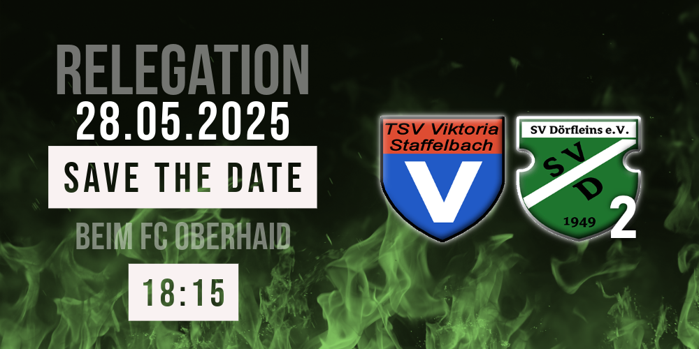 Relegation ist terminiert