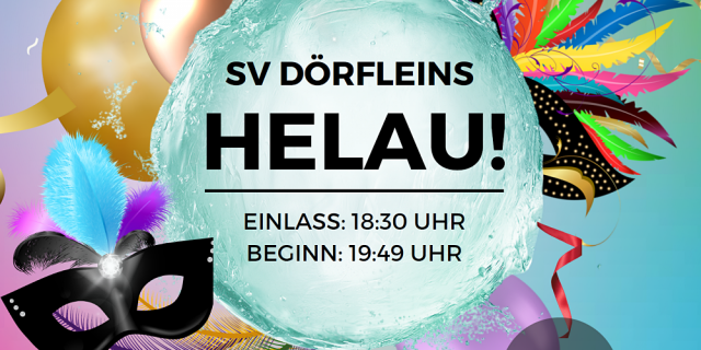 Dörfleinser Faschingsball am 31. Januar