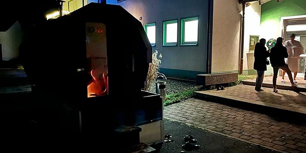 Ein Abend mit Saunafass zum Jahresbeginn